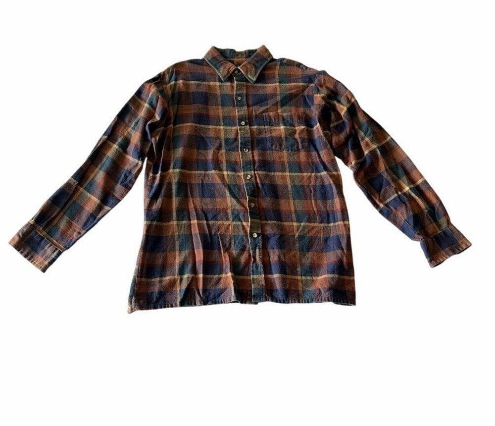 Men’s Arrow Flannel Button Up Shirt VTG